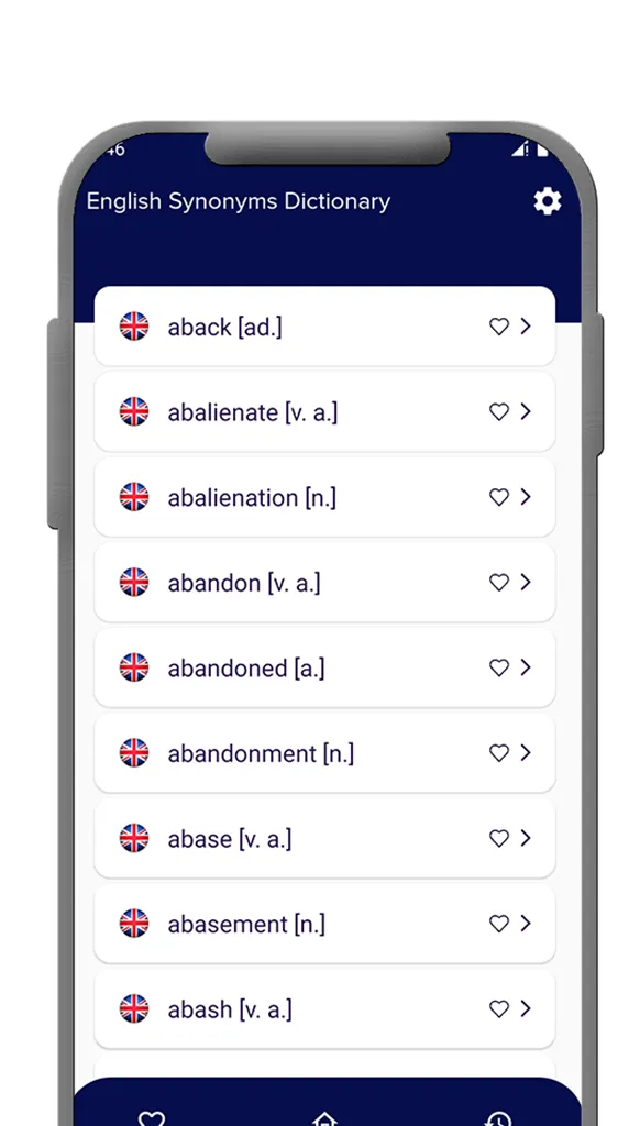 English Synonyms Dictionary | Indus Appstore | Screenshot