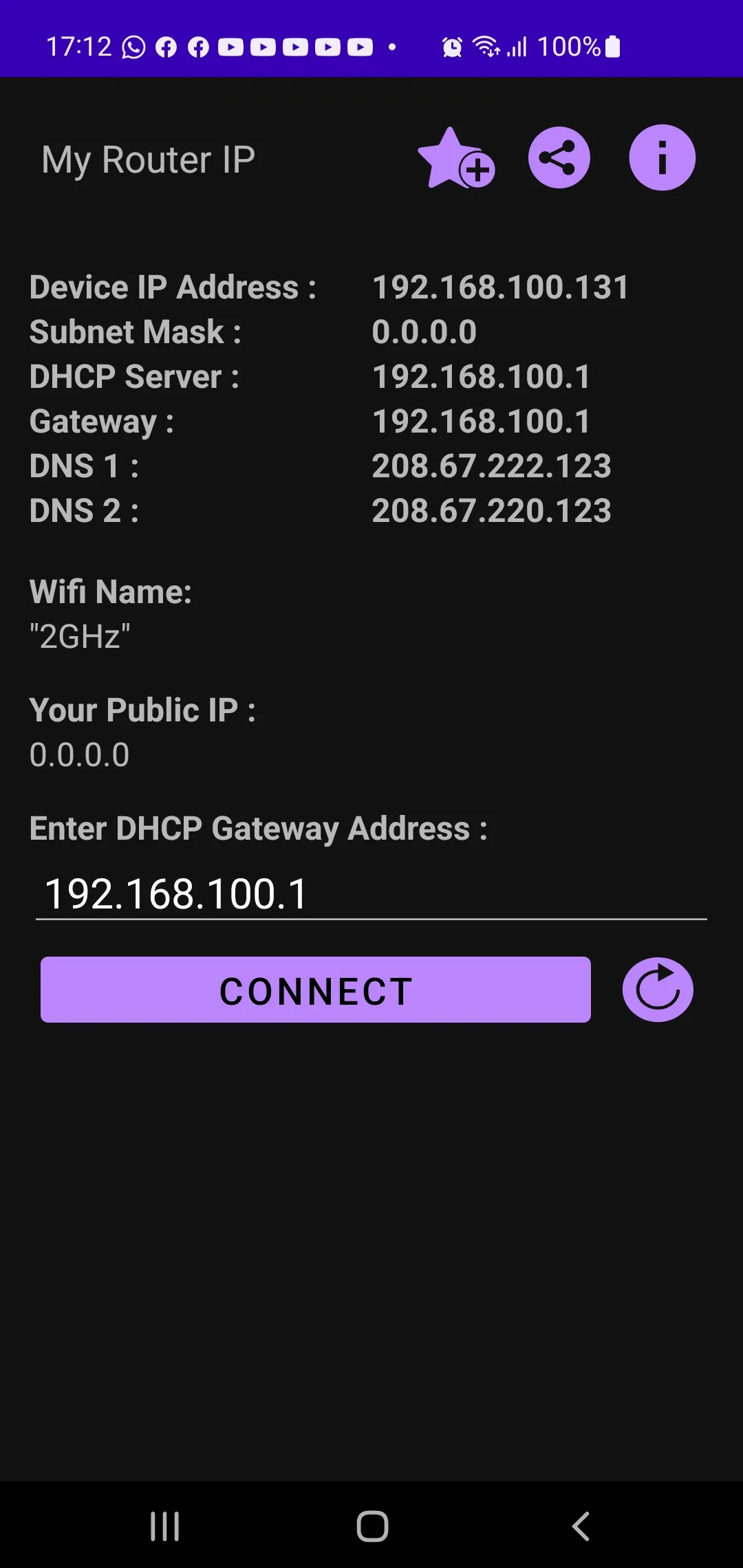 My Router IP (Setup Page) | Indus Appstore | Screenshot