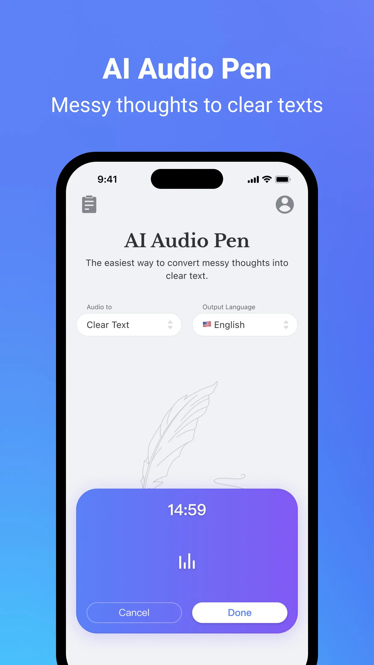 AI Audio Pen | Indus Appstore | Screenshot