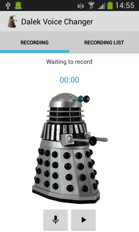 Dalek Voice Changer | Indus Appstore | Screenshot