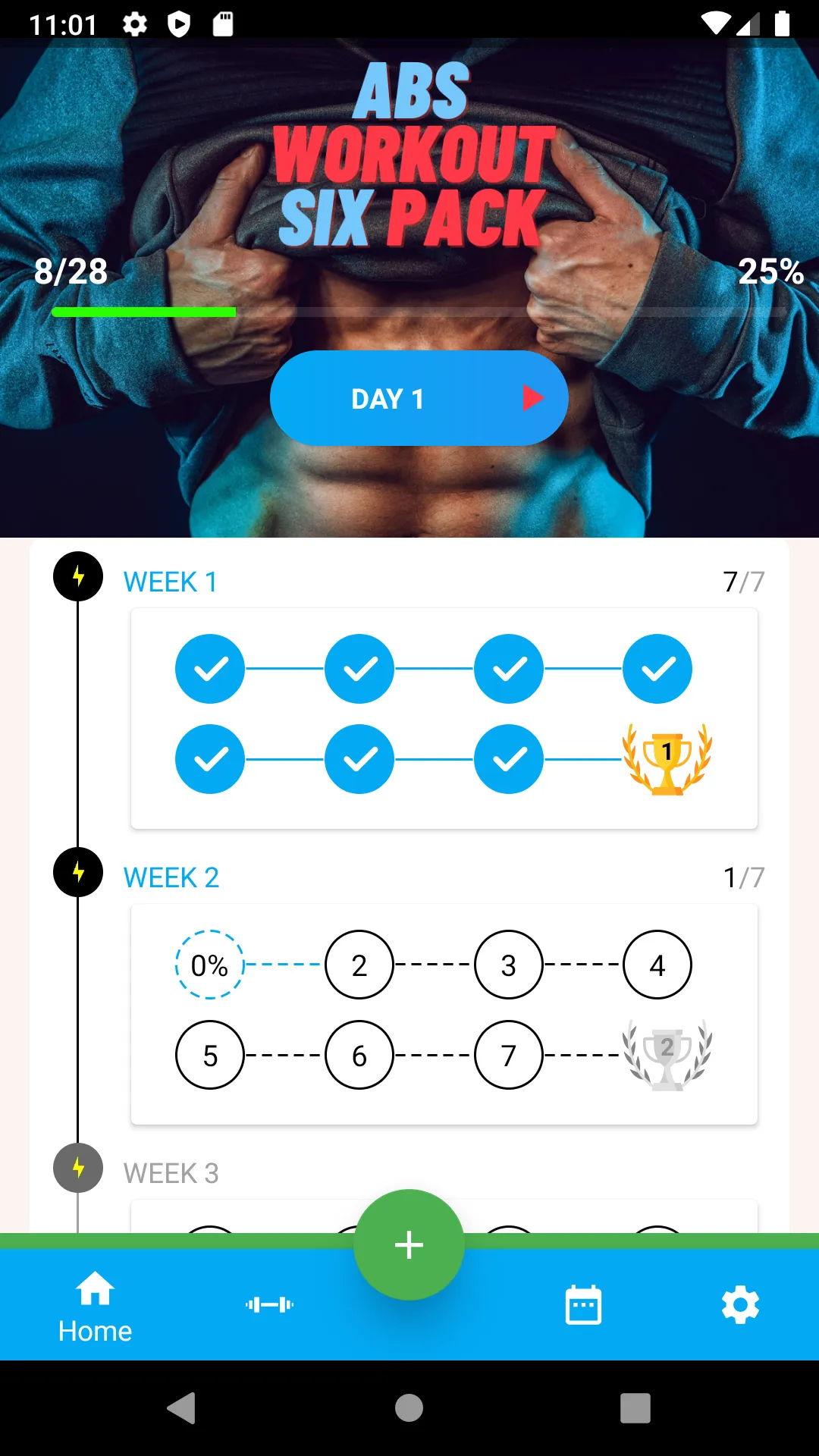 28 Days Fitness Challenge | Indus Appstore | Screenshot