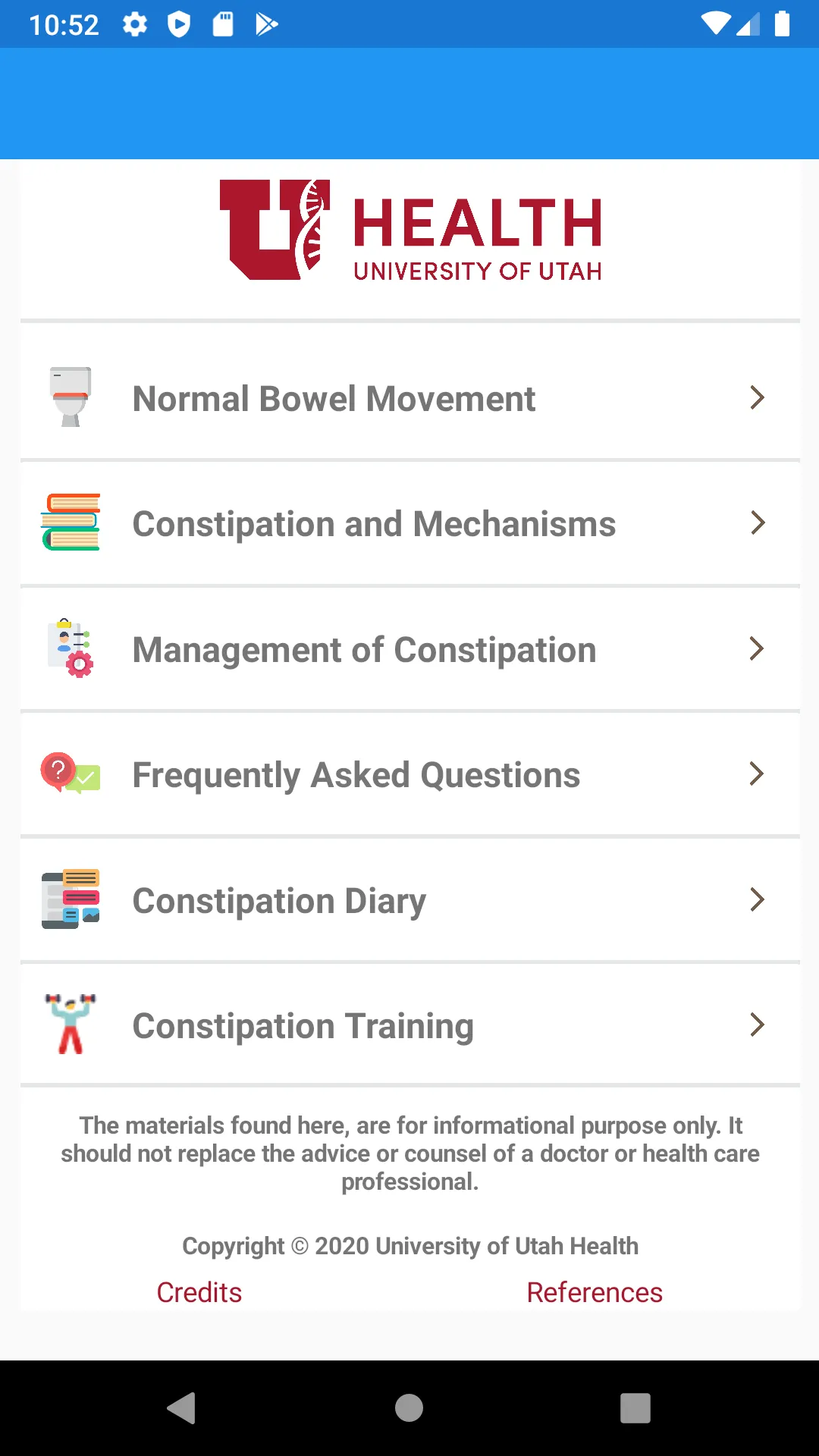 Constipation Management | Indus Appstore | Screenshot