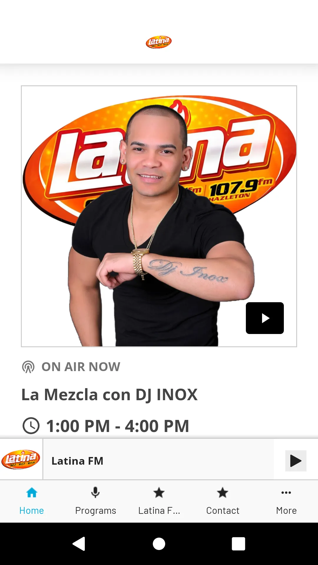 LATINA FM | Indus Appstore | Screenshot