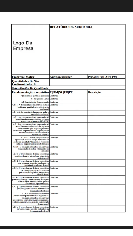 Auditoria 8Quali | Indus Appstore | Screenshot