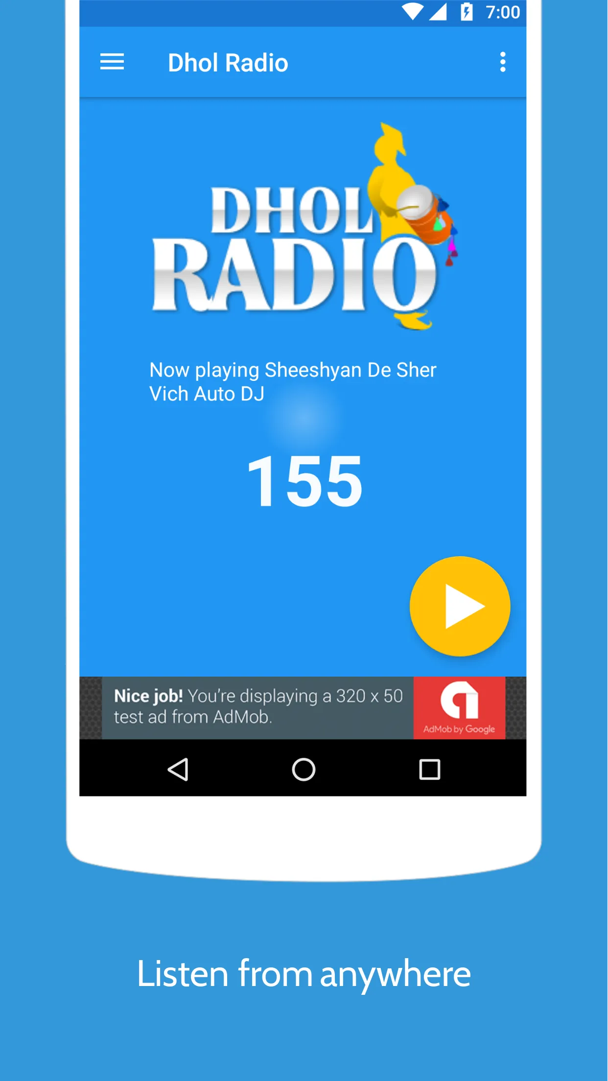 Dhol Radio - Punjabi Radio | Indus Appstore | Screenshot