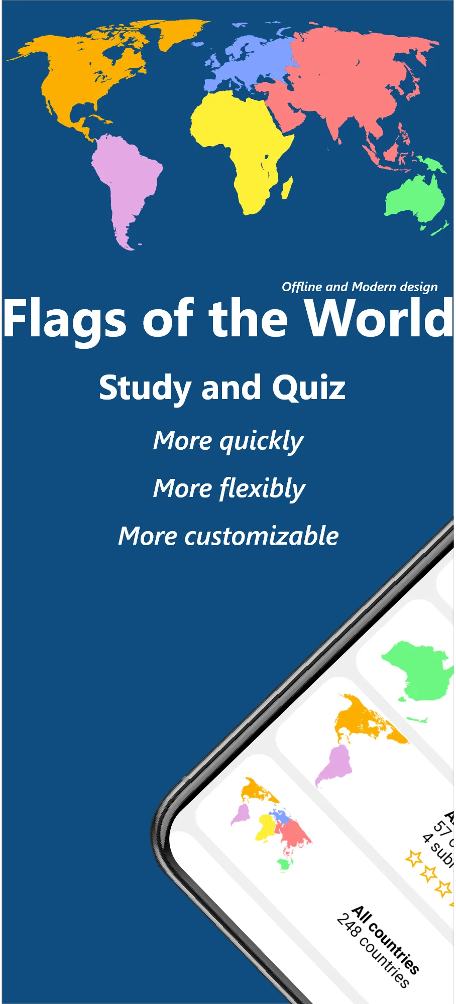 Flags and Countries of the Wor | Indus Appstore | Screenshot