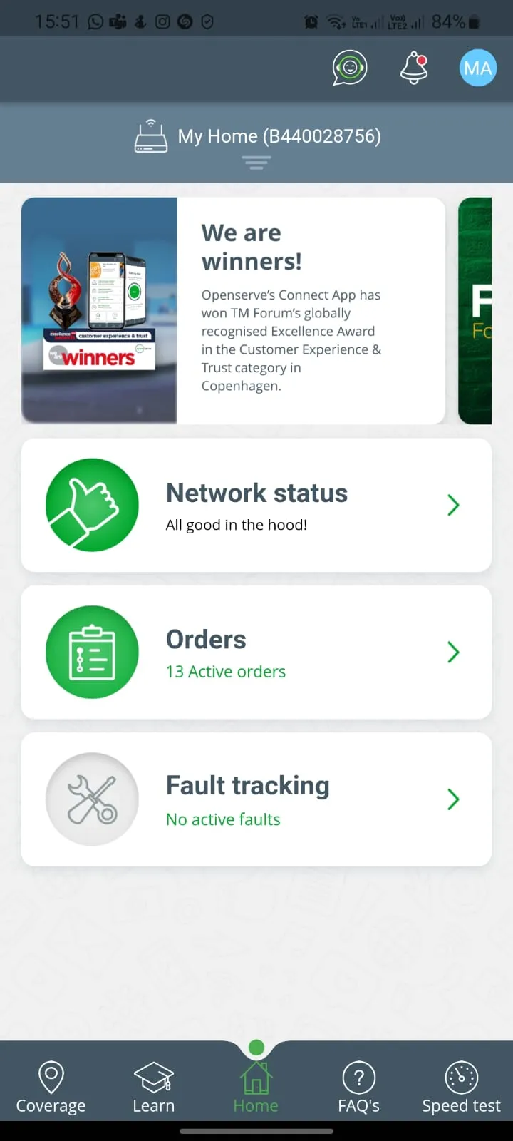 Openserve Connect | Indus Appstore | Screenshot