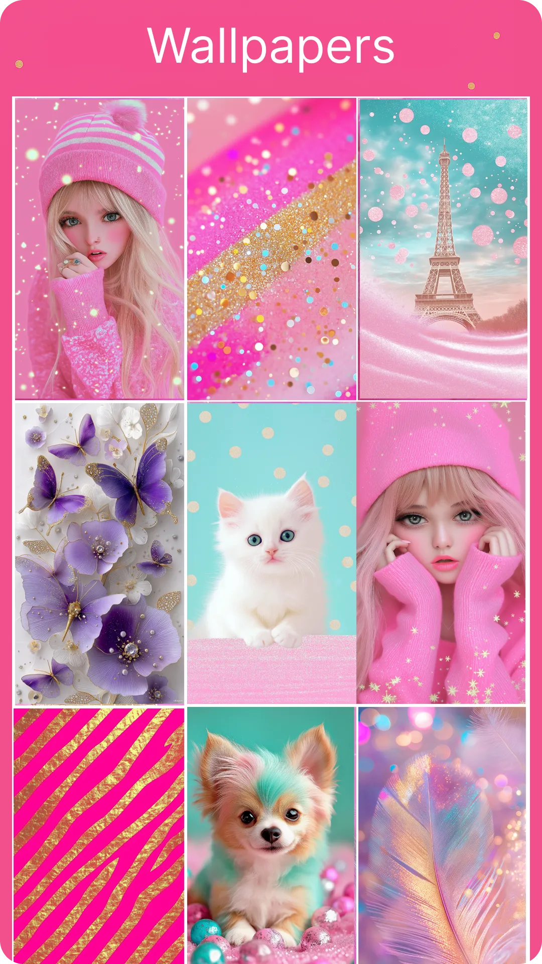 Cute Girly Wallpapers | Indus Appstore | Screenshot