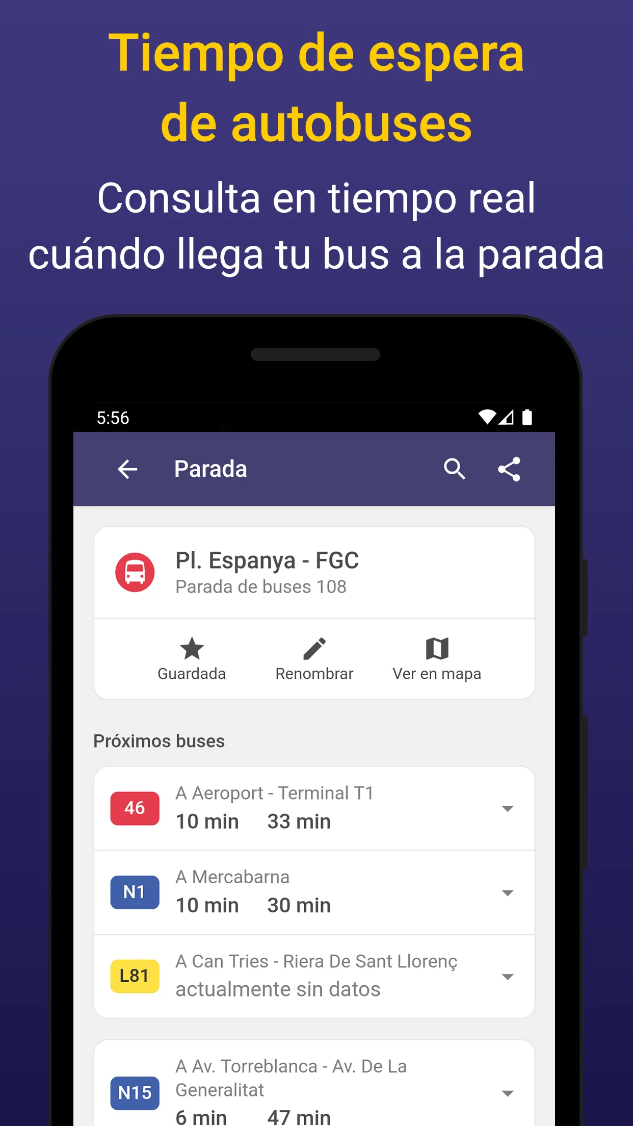 Barcelona Transporte Bus Metro | Indus Appstore | Screenshot