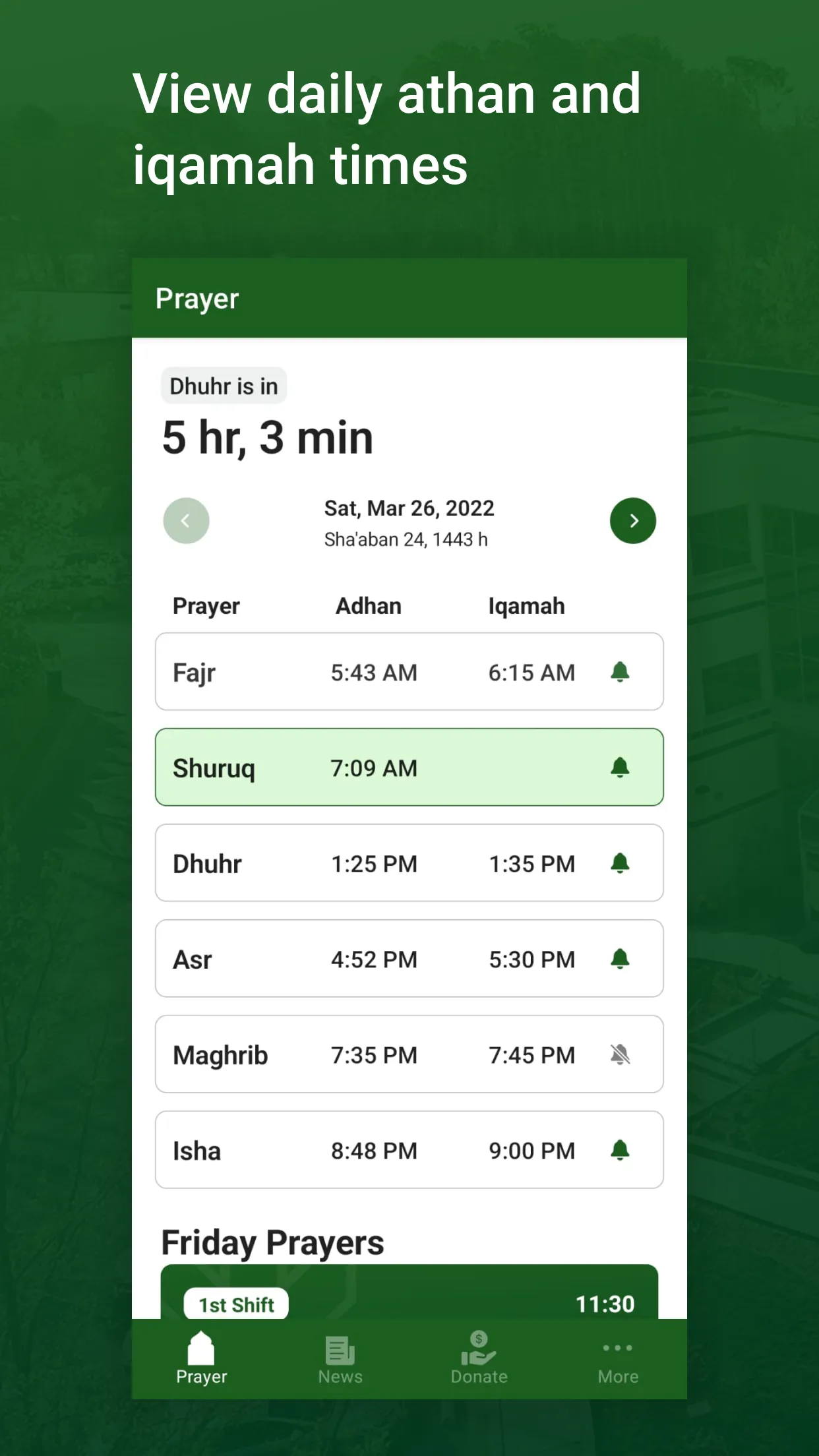 Islamic Association of Raleigh | Indus Appstore | Screenshot