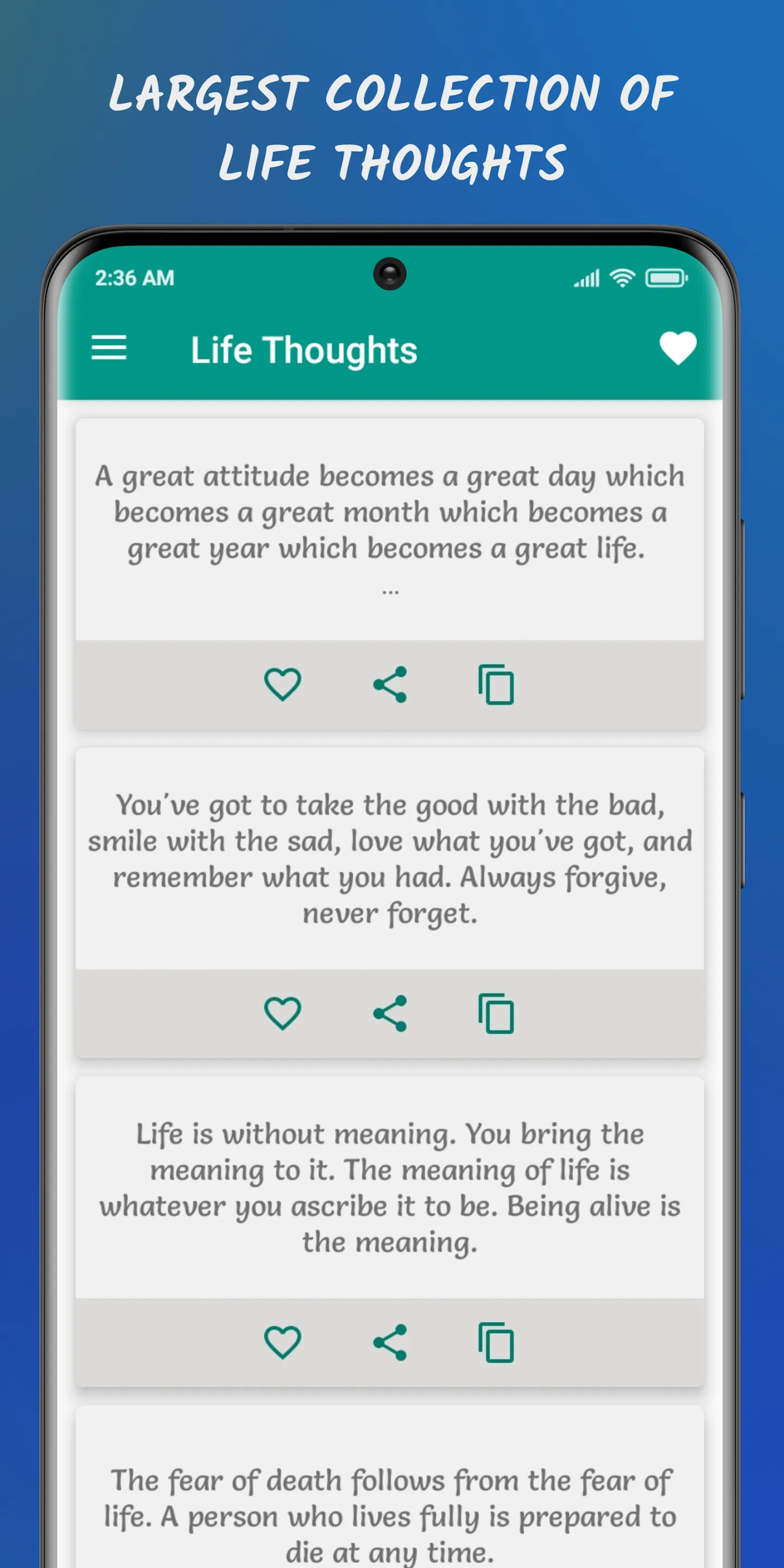 Life Thoughts - Life Lessons | Indus Appstore | Screenshot