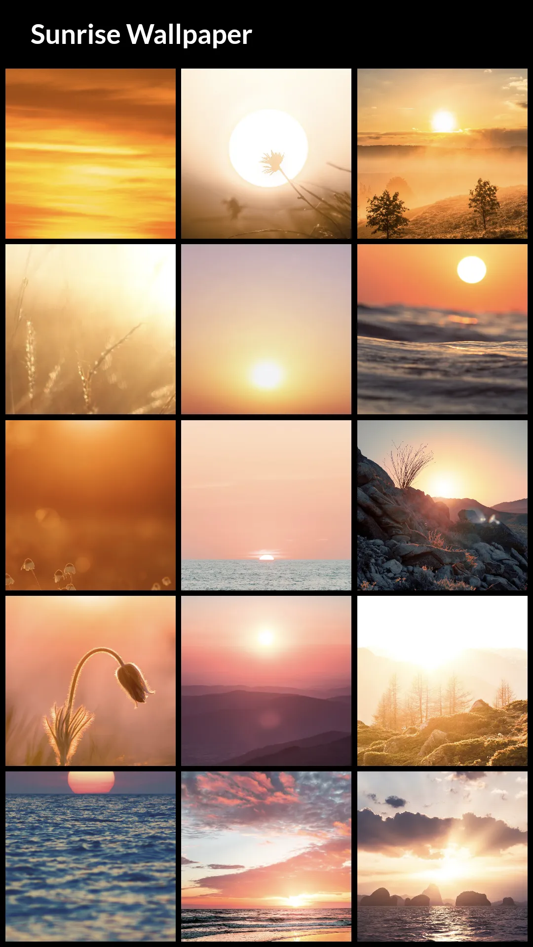 Sunrise Wallpapers | Indus Appstore | Screenshot