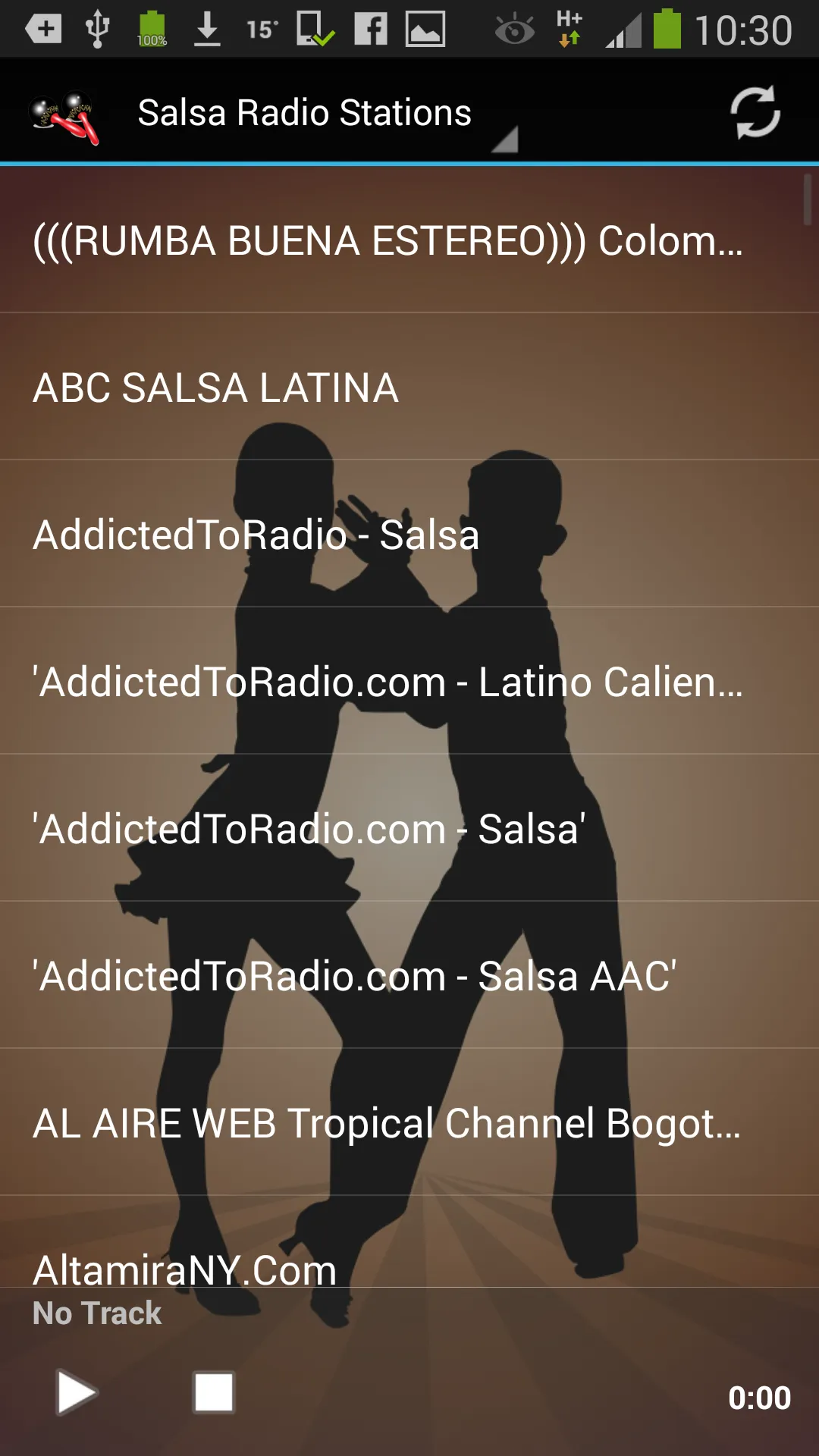 Salsa Music Radio Stations | Indus Appstore | Screenshot