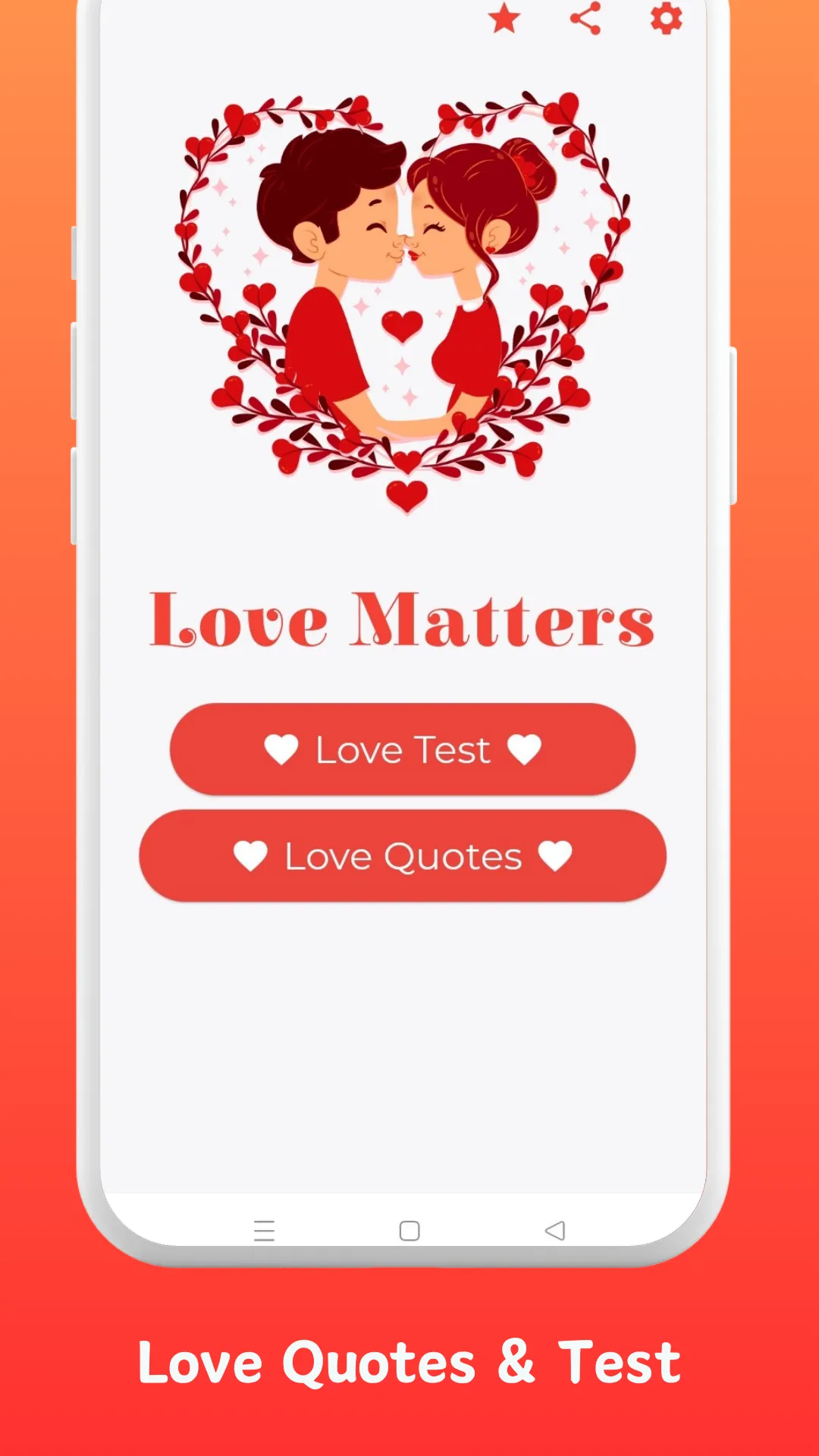 Love Test : Pickup Lines | Indus Appstore | Screenshot