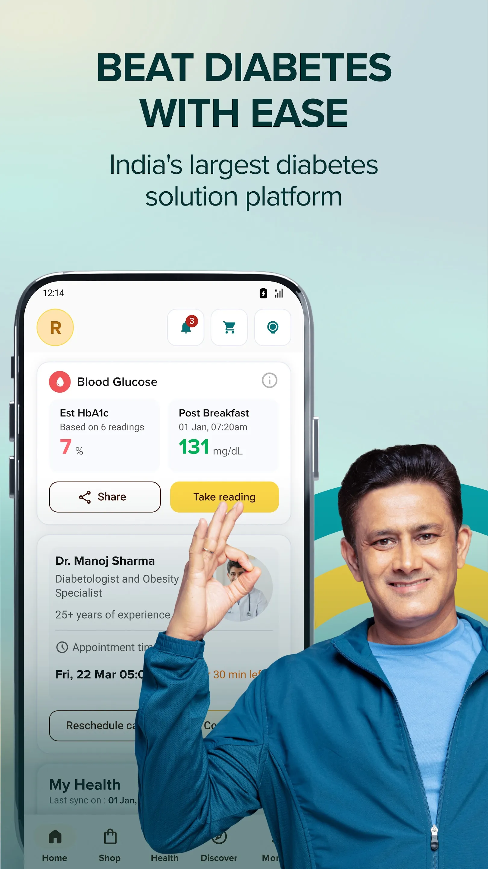 BeatO: Diabetes Care App | Indus Appstore | Screenshot
