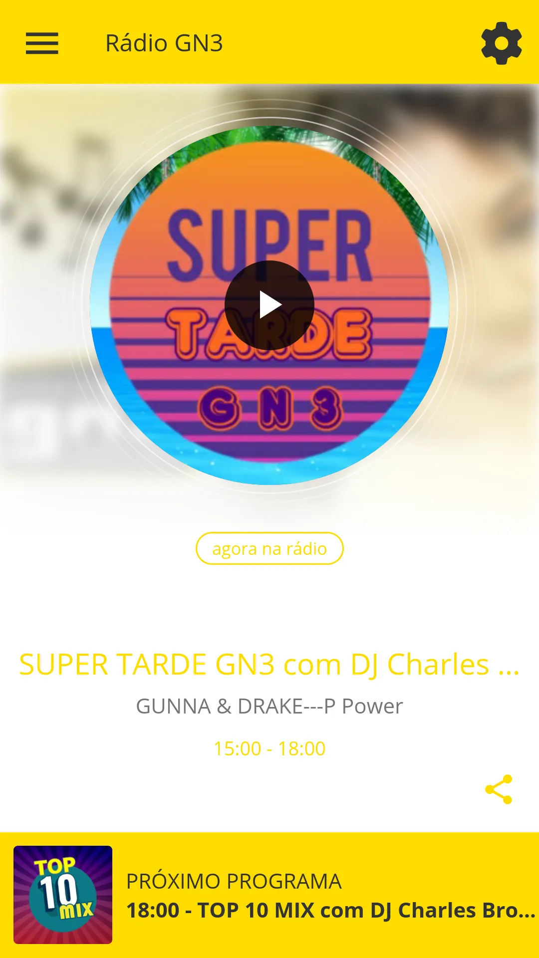 Rádio GN3 | Indus Appstore | Screenshot