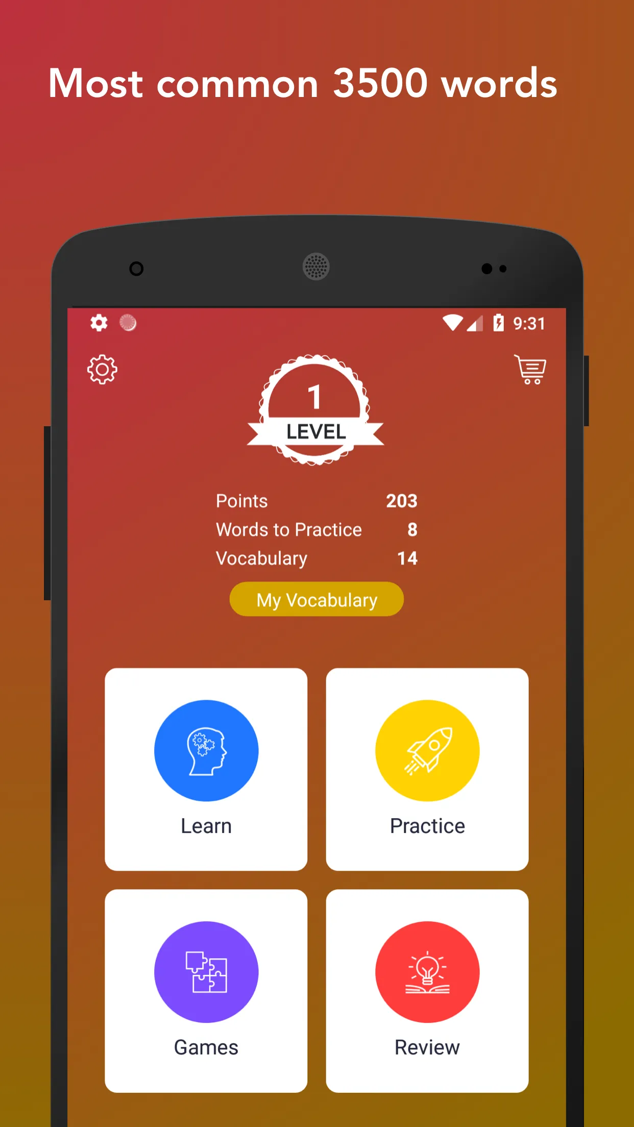 Learn Spanish Vocabulary Words | Indus Appstore | Screenshot