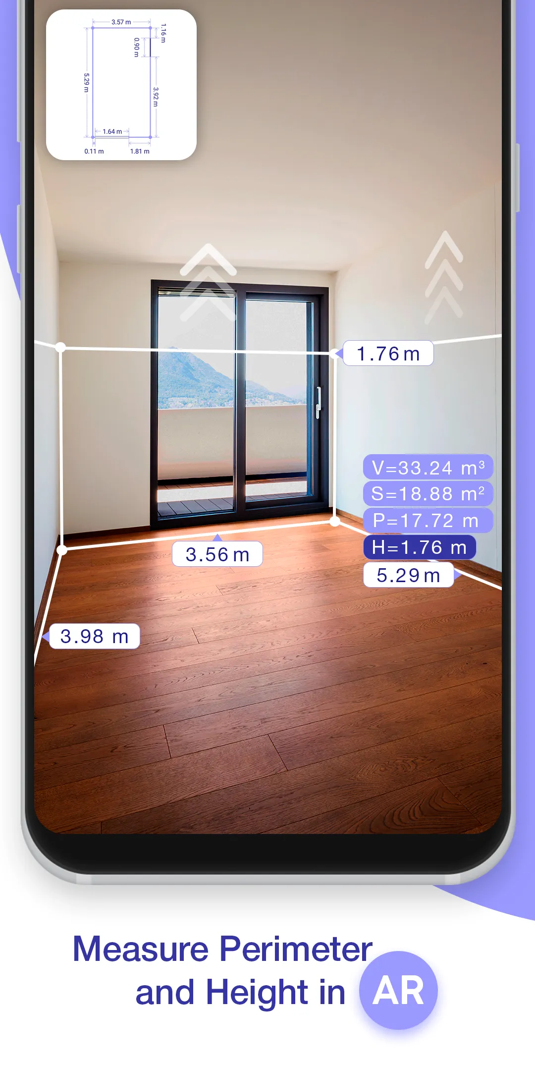 AR Plan 3D Tape Measure, Ruler | Indus Appstore | Screenshot