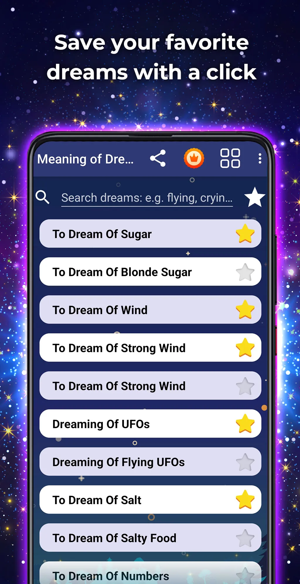 Meaning of dreams in English | Indus Appstore | Screenshot