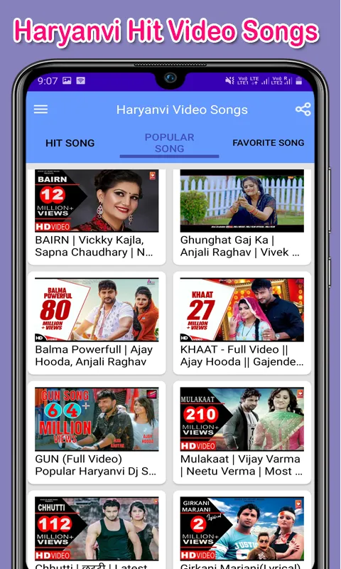 Haryanvi HD Video Songs | Indus Appstore | Screenshot