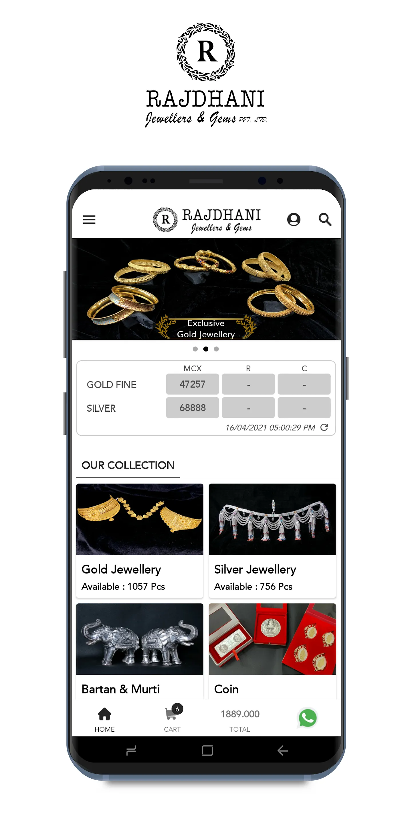 Rajdhani Jewellers | Indus Appstore | Screenshot