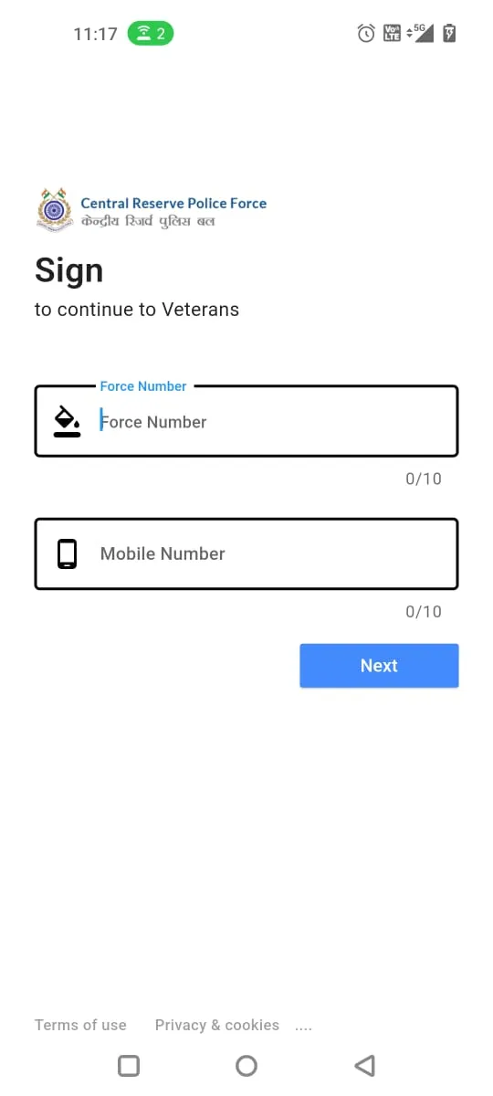 CRPF Veterans | Indus Appstore | Screenshot