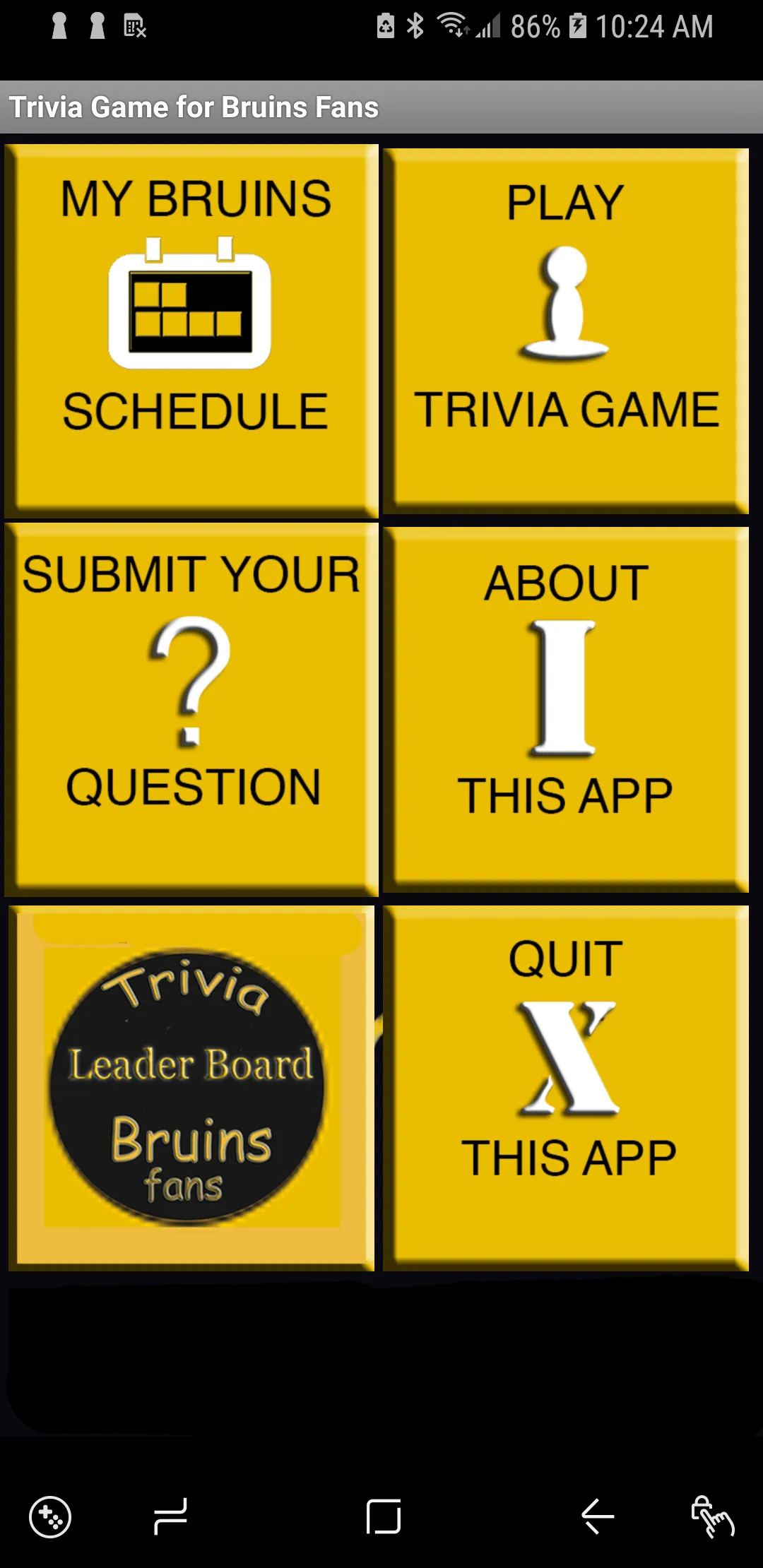 Trivia & Schedule Bruins Fans | Indus Appstore | Screenshot