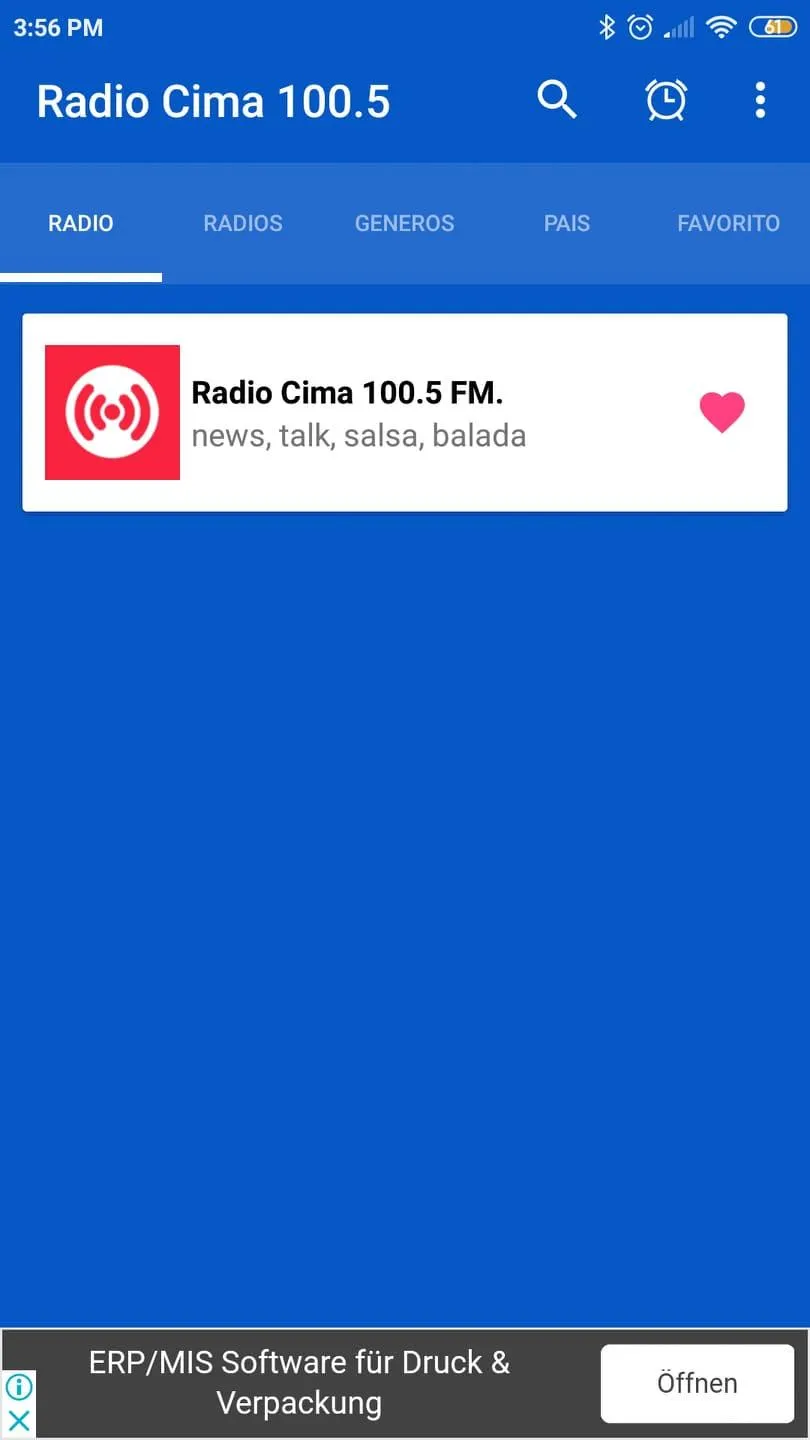 Radio Cima 100.5 FM Merengue | Indus Appstore | Screenshot