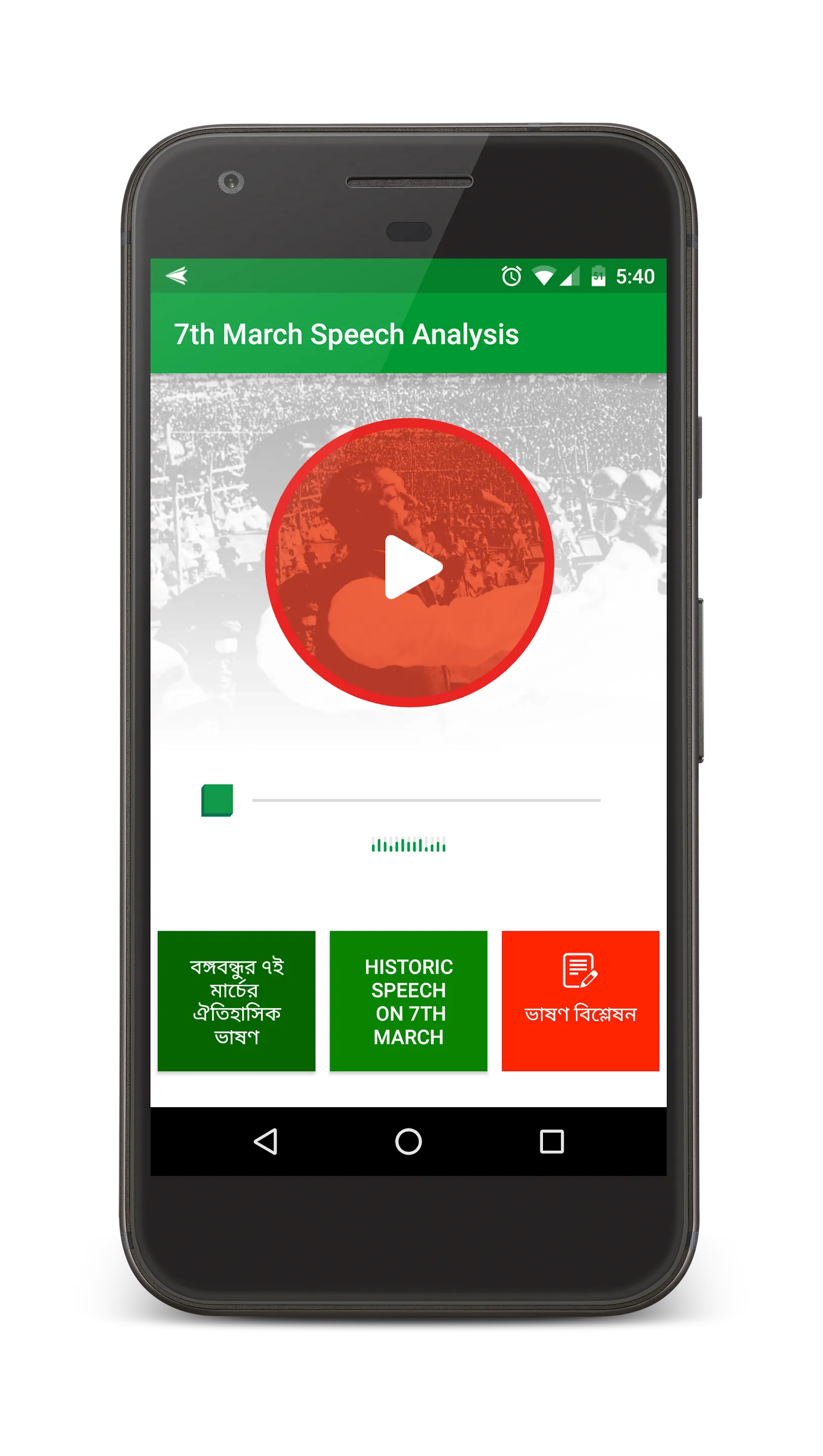 7th March Speech Analysis | Indus Appstore | Screenshot