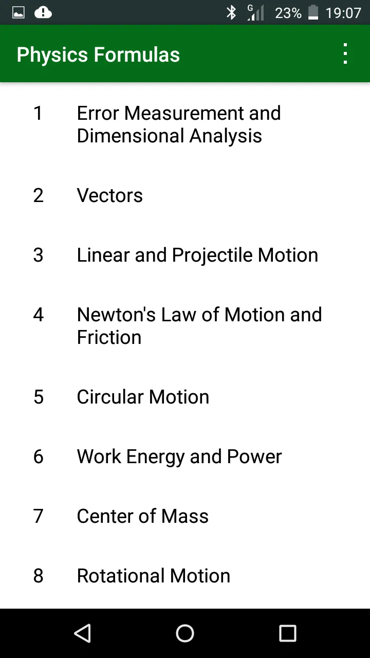 Physics Formula | Indus Appstore | Screenshot