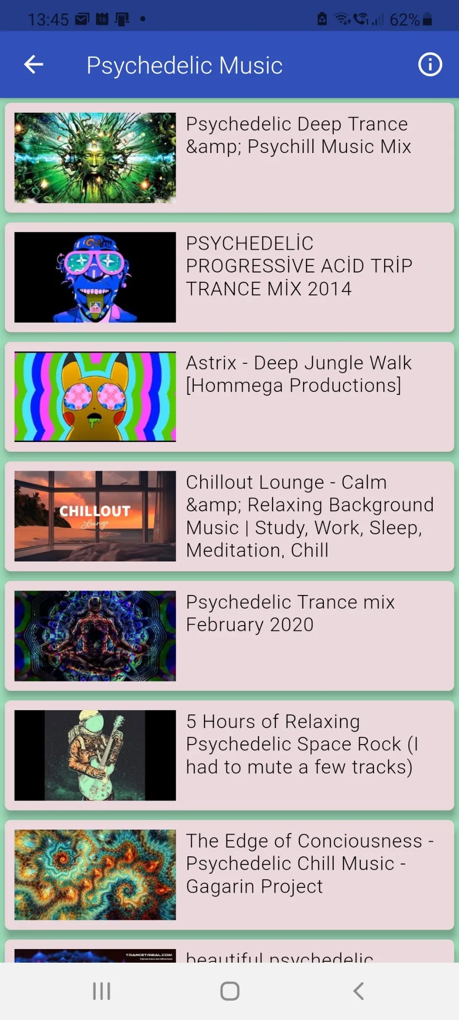 Psychedelic Radio Stations | Indus Appstore | Screenshot