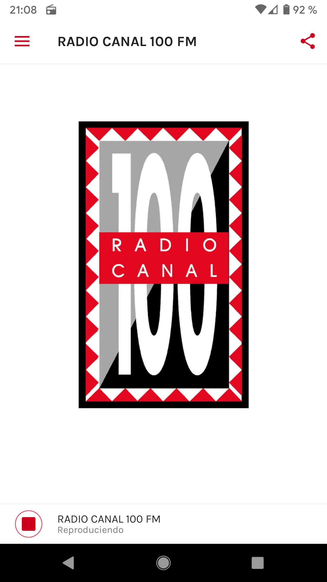 Radio Canal 100 | Indus Appstore | Screenshot