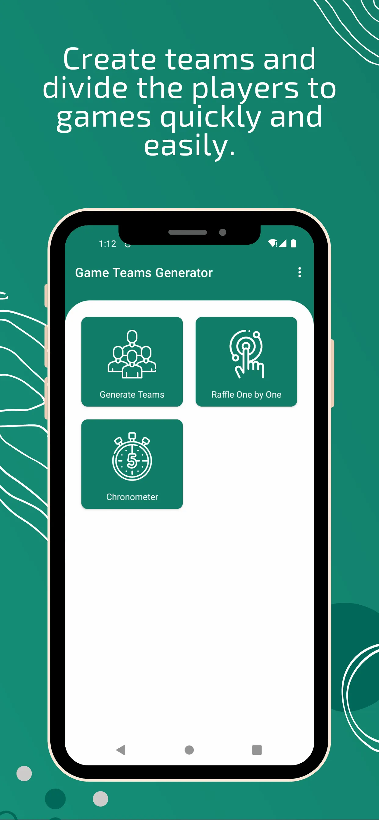 Game Teams Generator | Indus Appstore | Screenshot