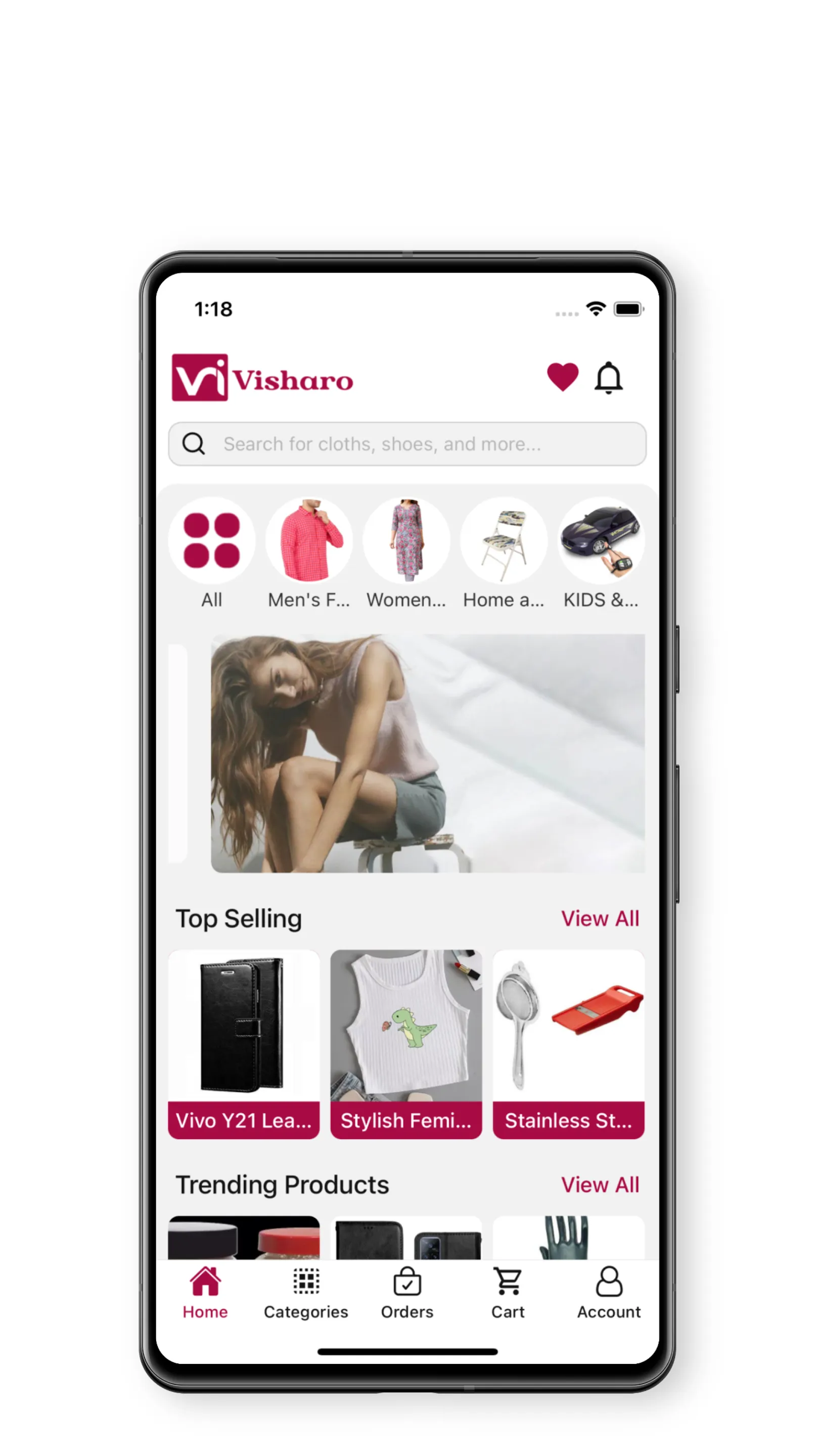 Visharo: Online Shopping App | Indus Appstore | Screenshot