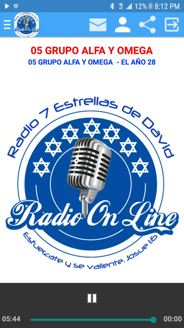 Radio 7 Estrellas De David | Indus Appstore | Screenshot