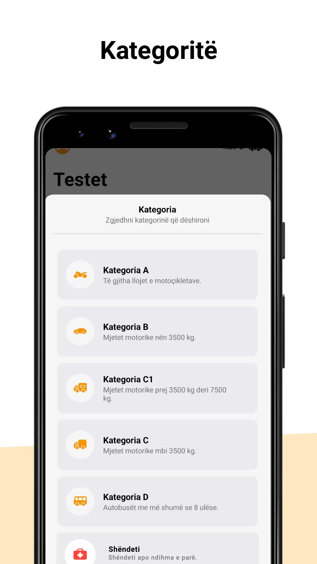 Autoshkolla Kosovë - Testet | Indus Appstore | Screenshot