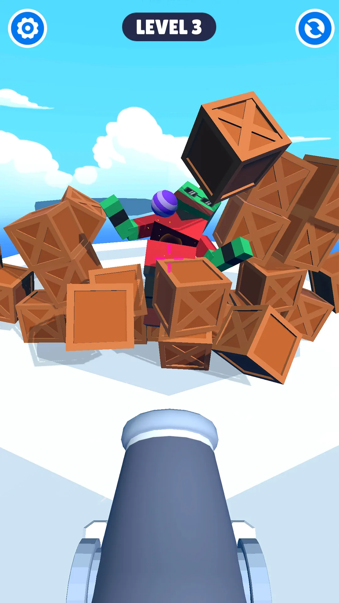 Funny Cannon Zombie 3D | Indus Appstore | Screenshot