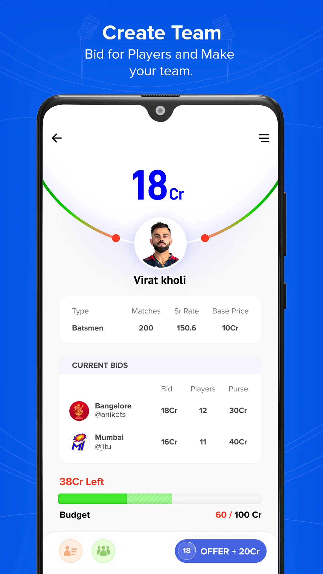 Fanspole - Cricket Auction | Indus Appstore | Screenshot