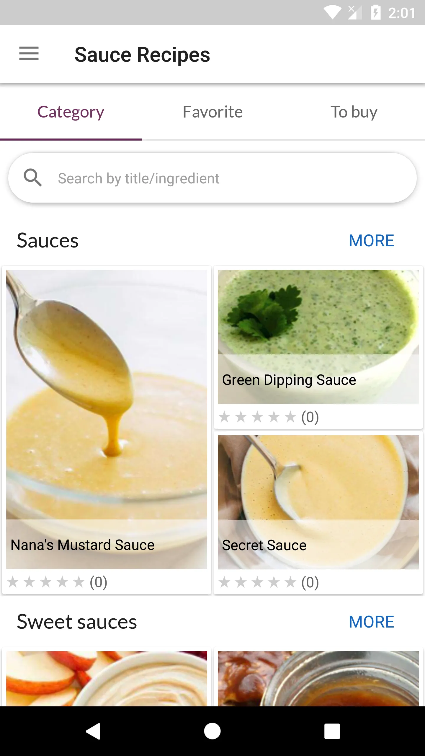 Sauce Recipes | Indus Appstore | Screenshot