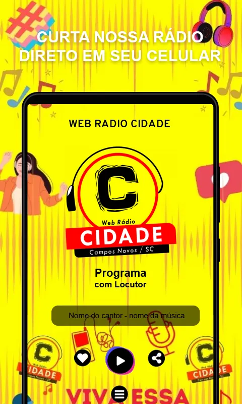 Web Radio Cidade | Indus Appstore | Screenshot