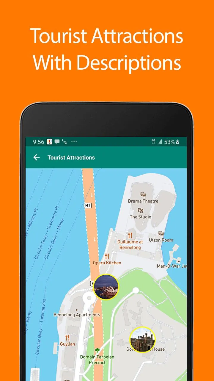 Sydney Offline Map and Travel  | Indus Appstore | Screenshot