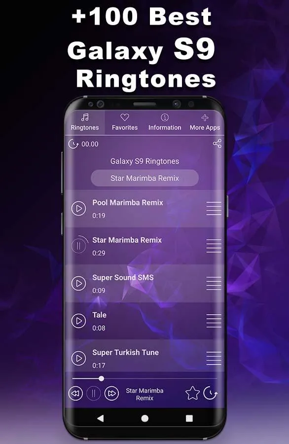 Galaxy S9 Plus Ringtones | Indus Appstore | Screenshot