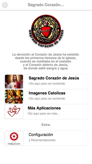 Sagrado Corazón de Jesús | Indus Appstore | Screenshot