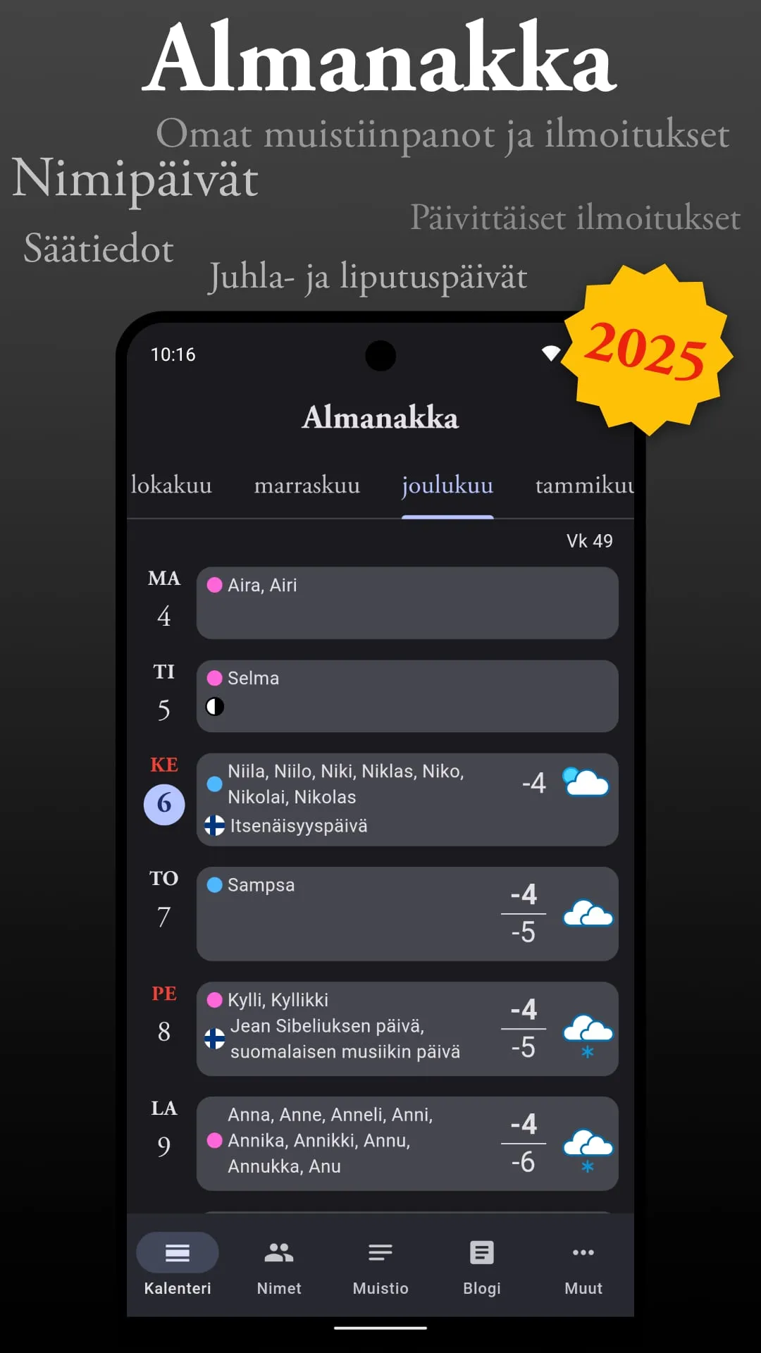 Almanakka | Indus Appstore | Screenshot