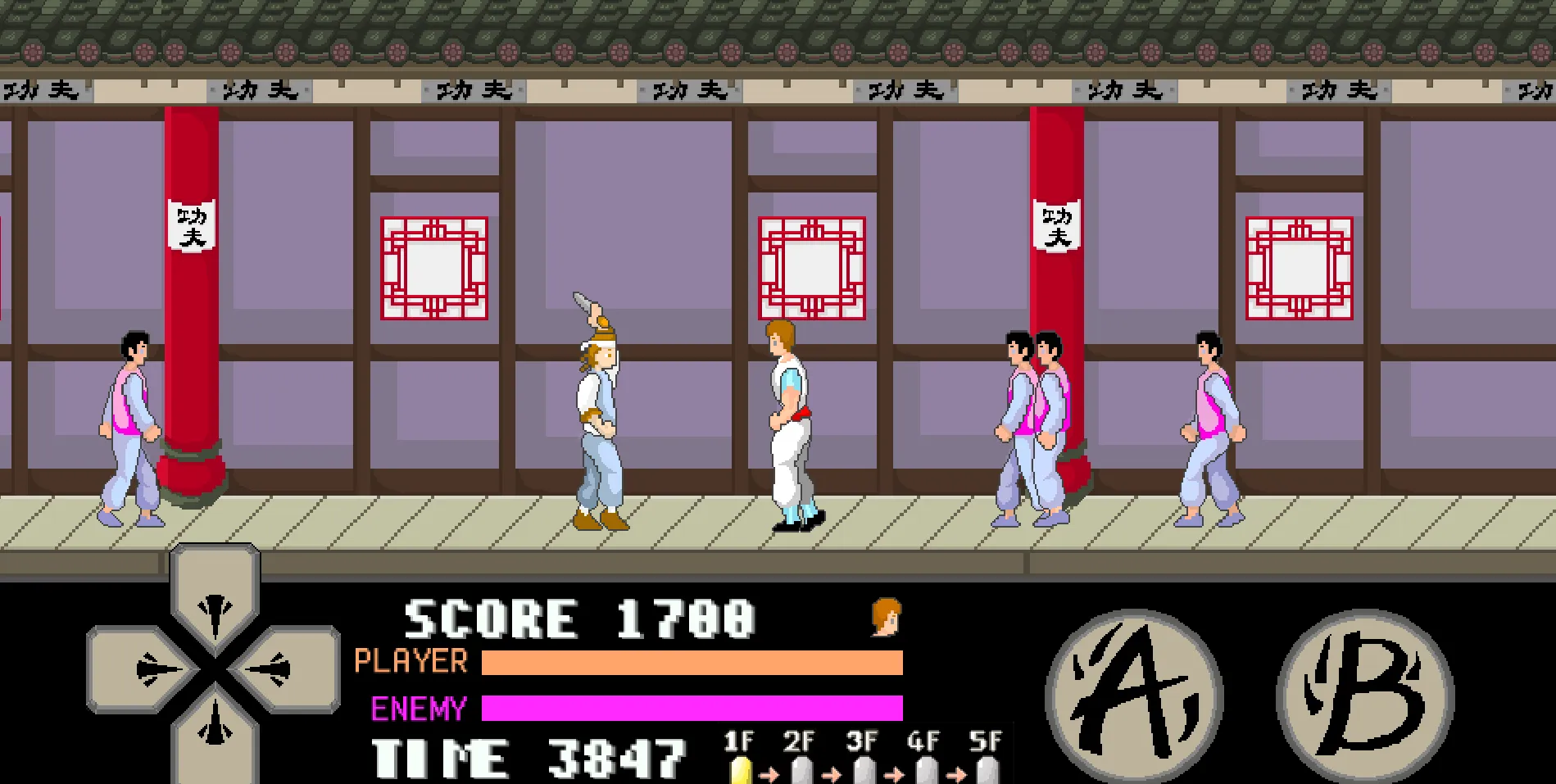 kung fu master arcade | Indus Appstore | Screenshot