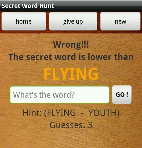 Secret Word Hunt | Indus Appstore | Screenshot