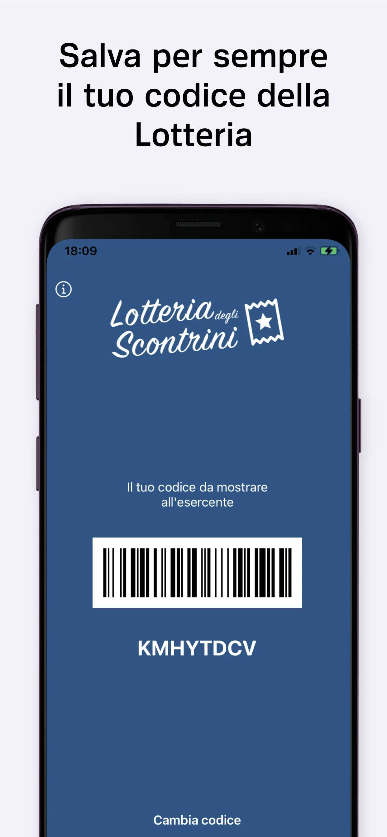 Lotteria Scontrini Codice Lott | Indus Appstore | Screenshot