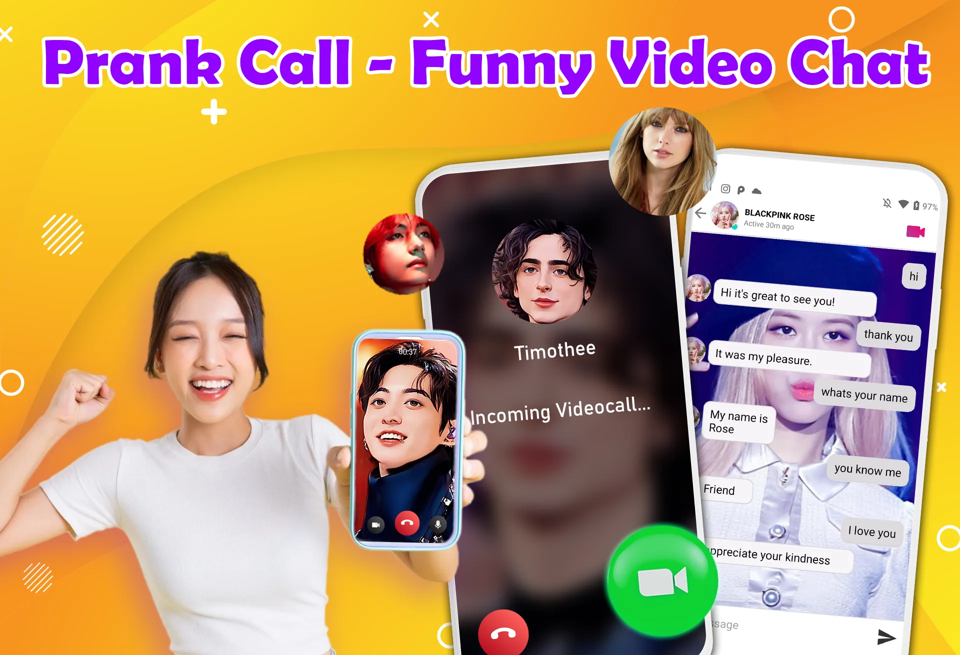 Prank Call - Funny Video Chat | Indus Appstore | Screenshot