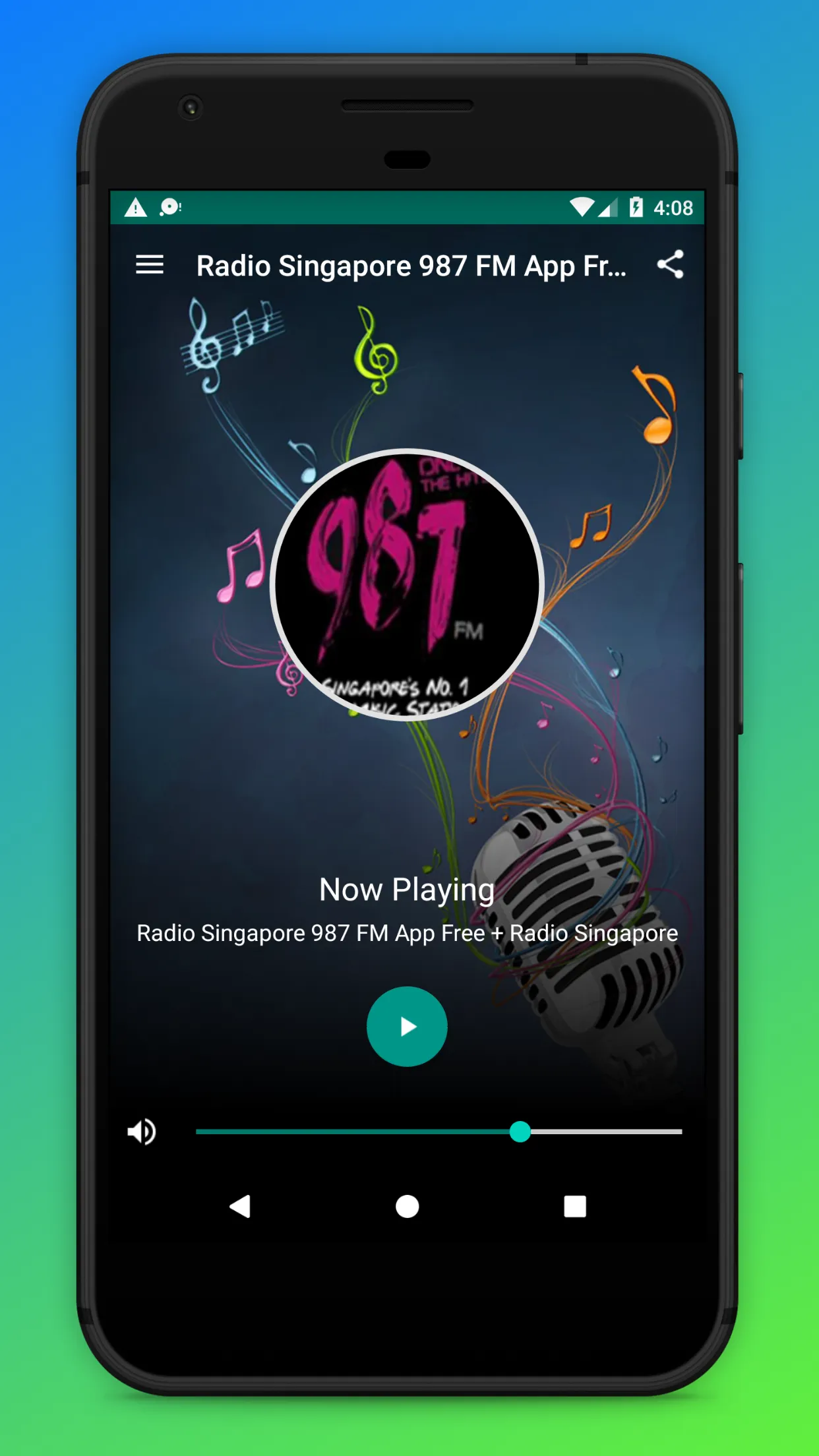 987FM Radio Singapore App SG | Indus Appstore | Screenshot