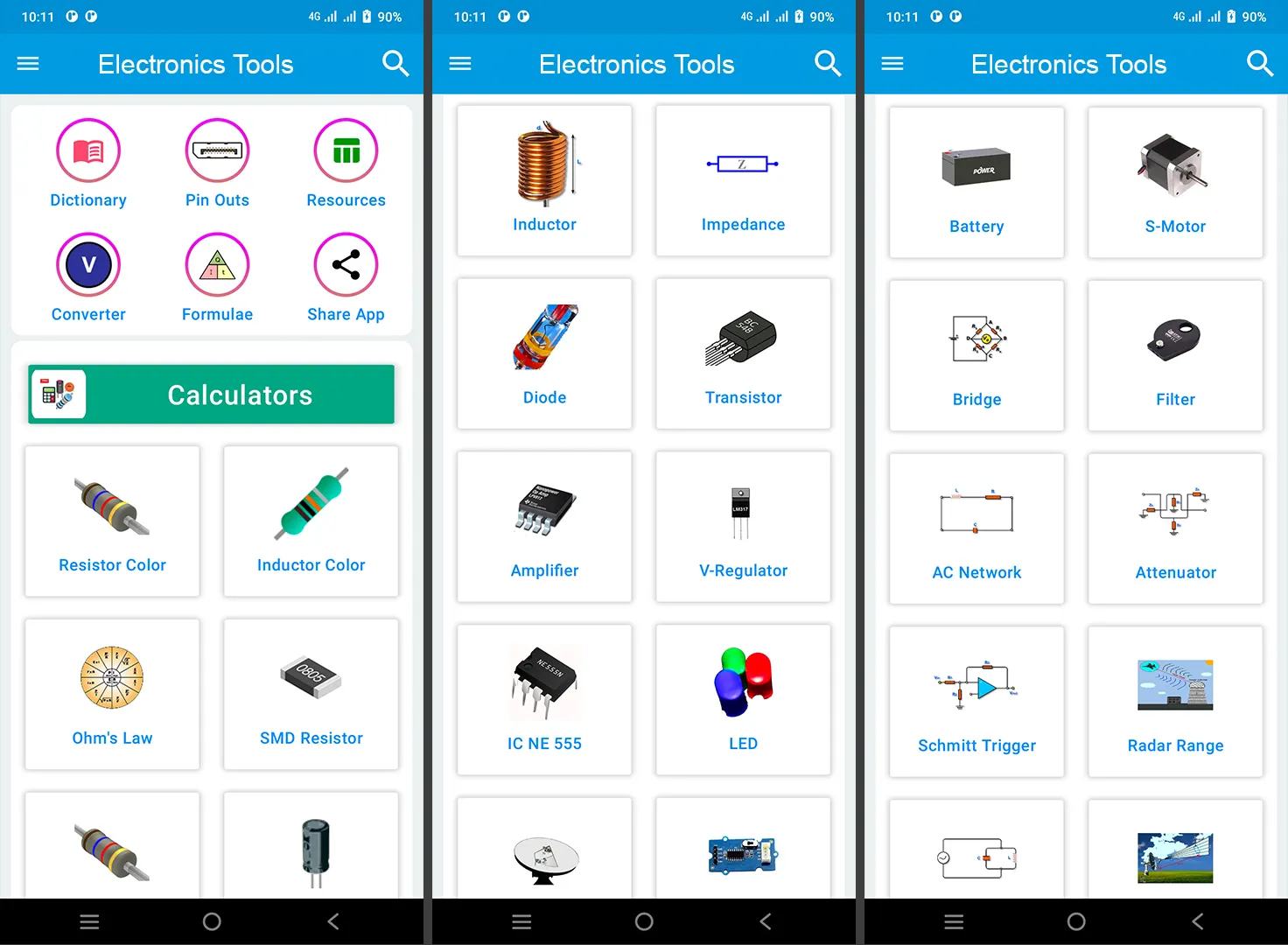 Electronics Tools: ElectroCalc | Indus Appstore | Screenshot